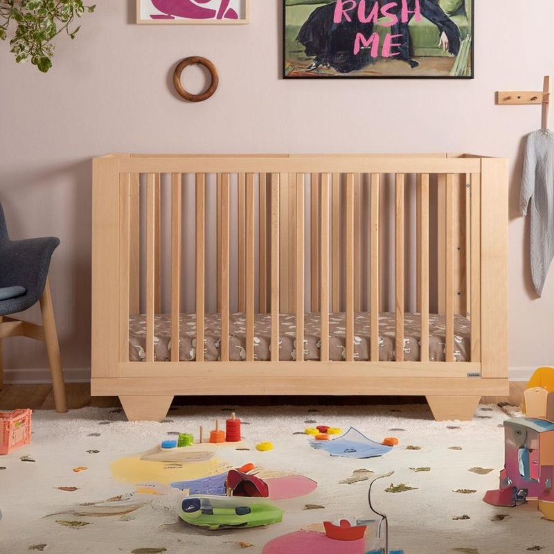 Spirit 8-in-1 Convertible Crib Natural