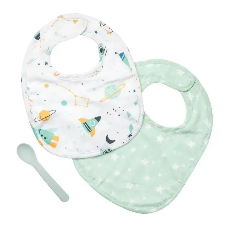 Stephen Joseph – Muslin Bib Set, Space