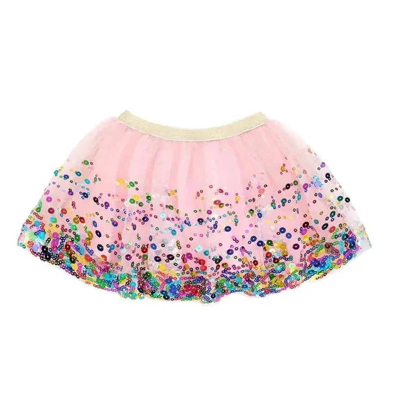 Sweet Wink – Baby Girl Pink Confetti Tutu Dress Up Skirt
