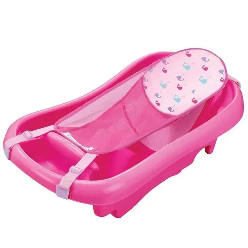 The First Years Sure Comfort Deluxe Newborn to Toddler Tub with Sling – Pink