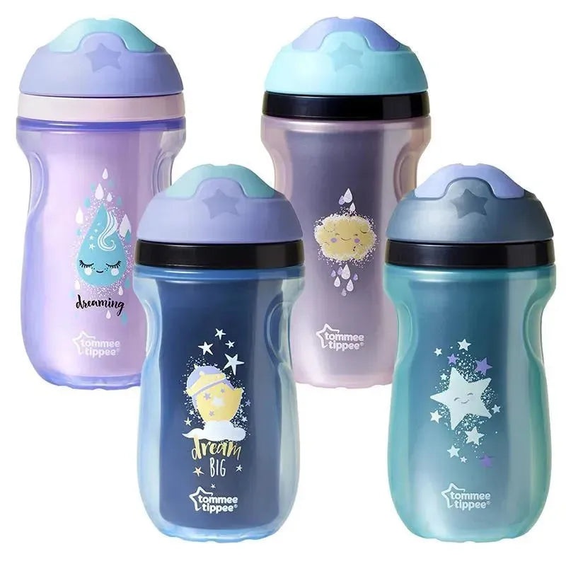 Tommee Tippee – 2Pk Spill Proof Insulated Sipper 9Oz Tumbler Cup 12M+, Colors May Vary