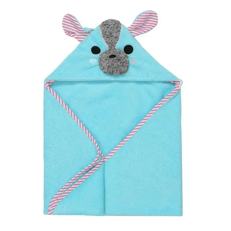 Zoocchini – Baby Snow Terry Hooded Bath Towel Yorkie, 0/18M