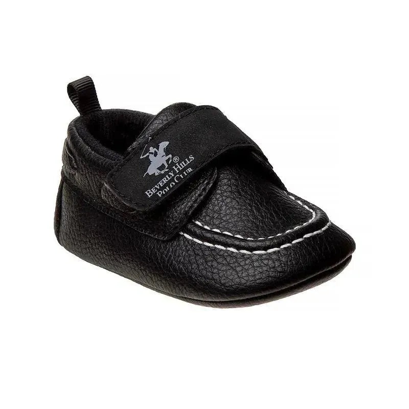 Josmo – Beverly Hills Polo Club Black Logo Loafer Boys, Black