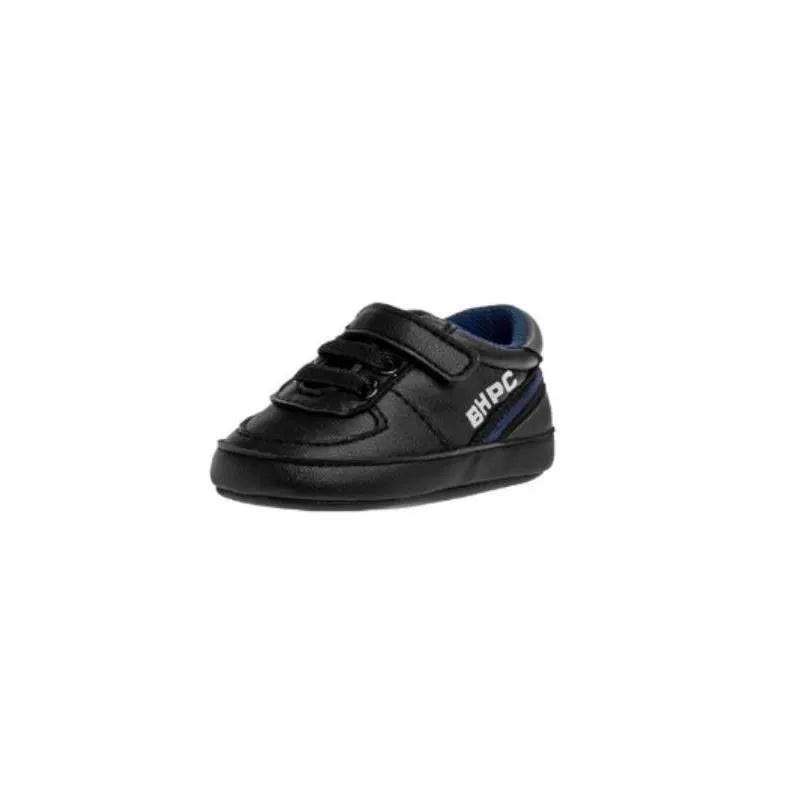 Laura Ashley – Baby Crib Shoes Boy Sneaker, Navy/Red/White