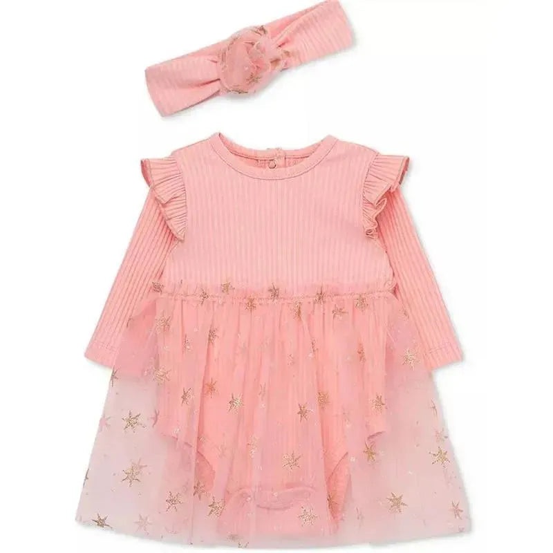 Little Me – Baby Girl Quartz Tutu Bsuit Pink
