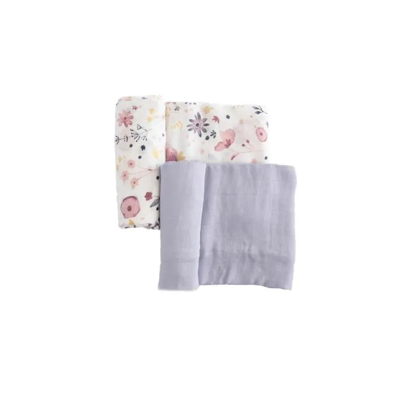 Little Unicorn – 2Pk Deluxe Muslin Swaddle, Fairy Garden 2