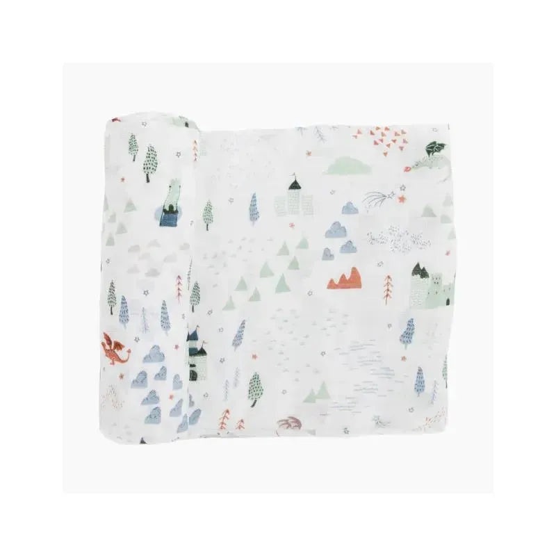 Little Unicorn – Blankets Deluxe Muslin Swaddle Single, Dragon Days