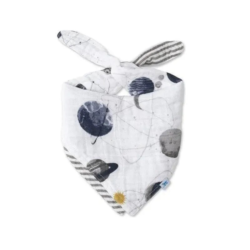 Little Unicorn – Cotton Muslin Reversible Bandana Bib, Planetary