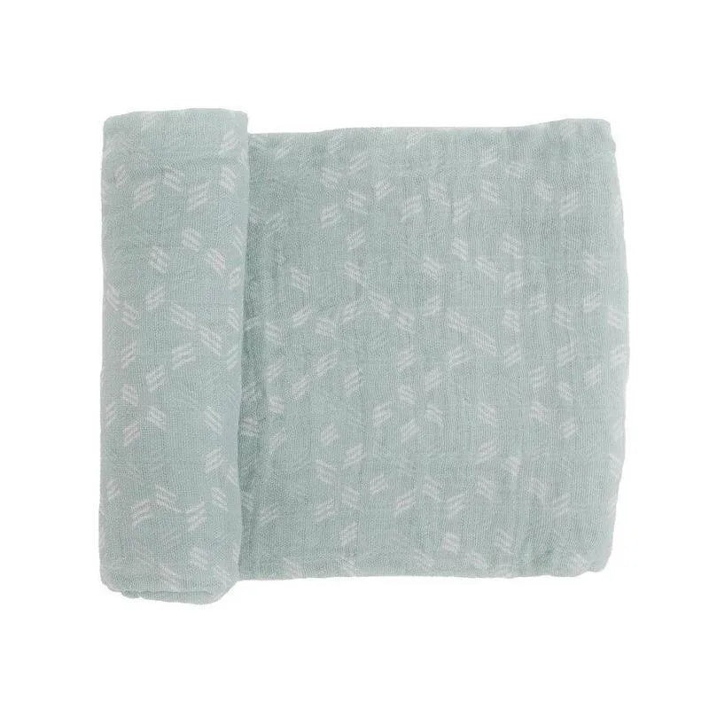 Little Unicorn – Cotton Muslin Swaddle Single, Misty Field