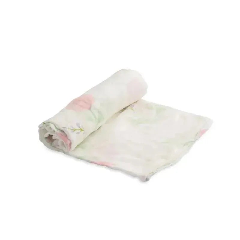 Little Unicorn – Deluxe Muslin Swaddle Single, Pink Peony