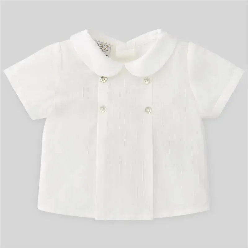 Paz Rodriguez – Baby Woven Blouse Neboa, Cream