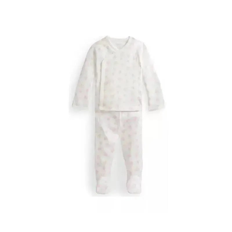 Polo Ralph Lauren Baby – Girl Long-Sleeve Organic Cotton Interlock Knit Pant Set, Pink