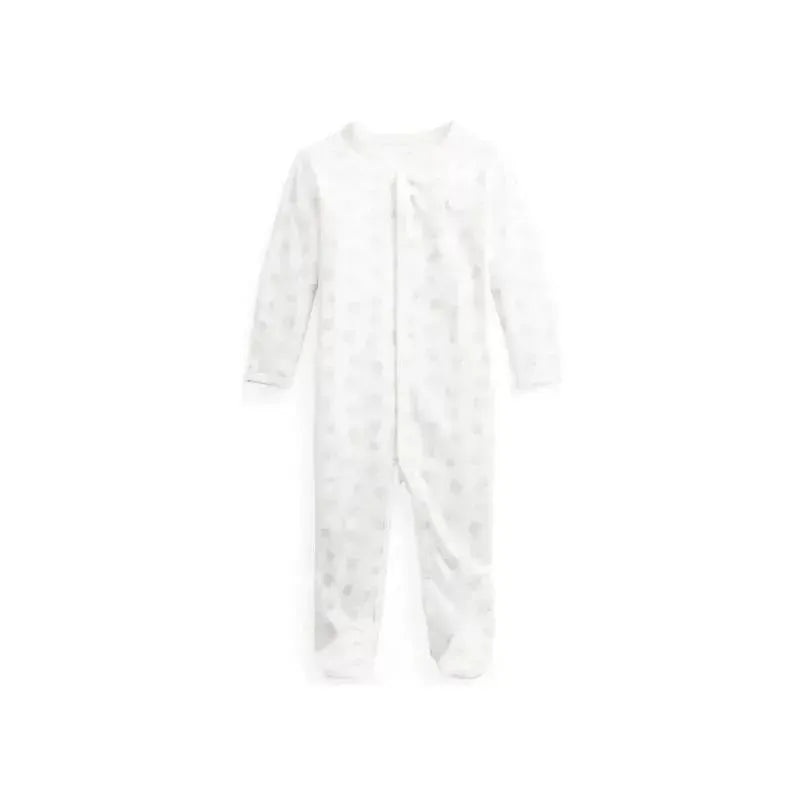 Polo Ralph Lauren Baby – Long-Sleeve Organic Cotton Interlock Knit Coverall, Grey