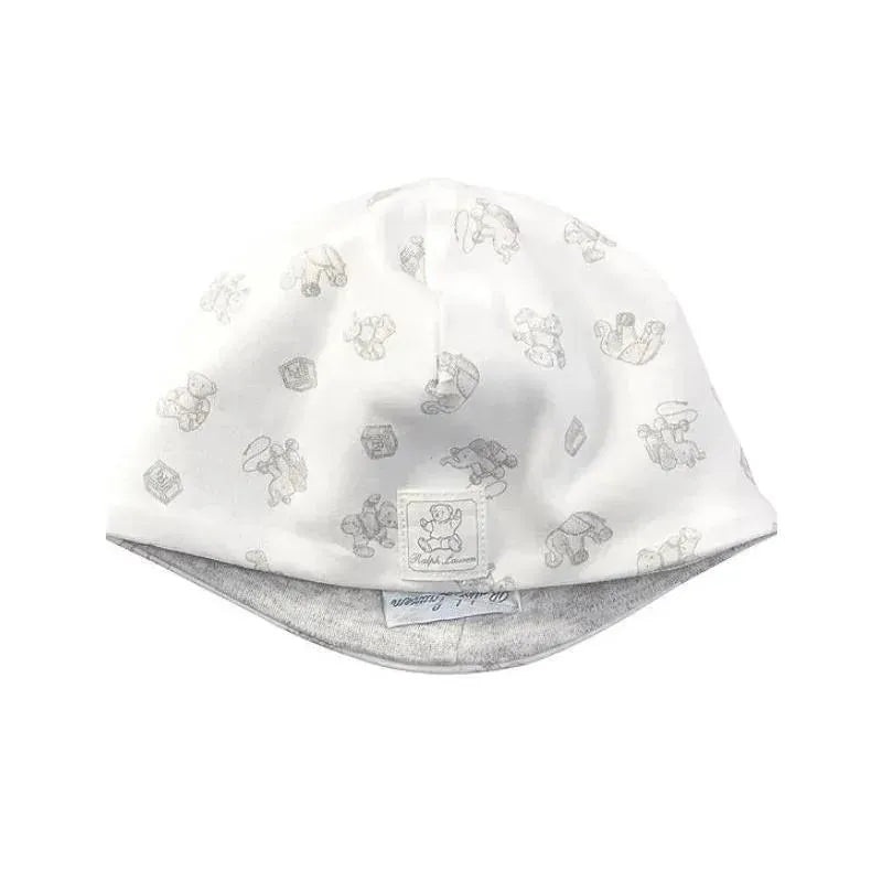 Polo Ralph Lauren Baby – Printed Cotton Hat One Size, Paper White