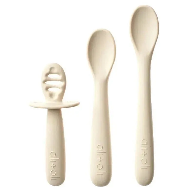 Ali + Oli – 3Pk Multi Stage Spoon Set For Baby, Coco