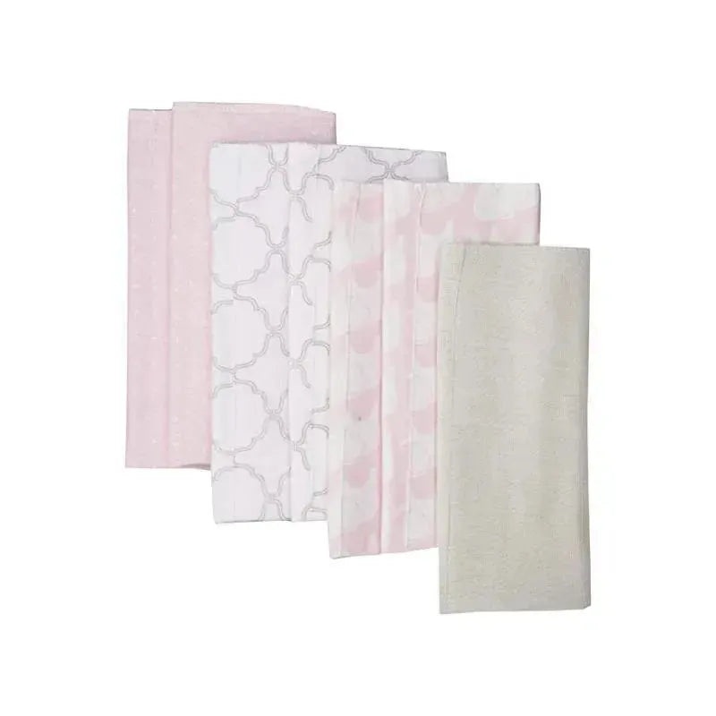 Baby Vision – 7Pk Hudson Baby Unisex Baby Cotton Flannel Burp Cloths, Girl Elephant