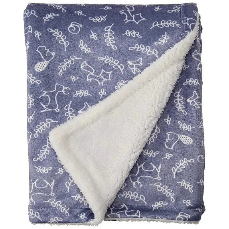 Baby Vision – Yoga Sprout Mink Blanket with Sherpa Backing, Forest