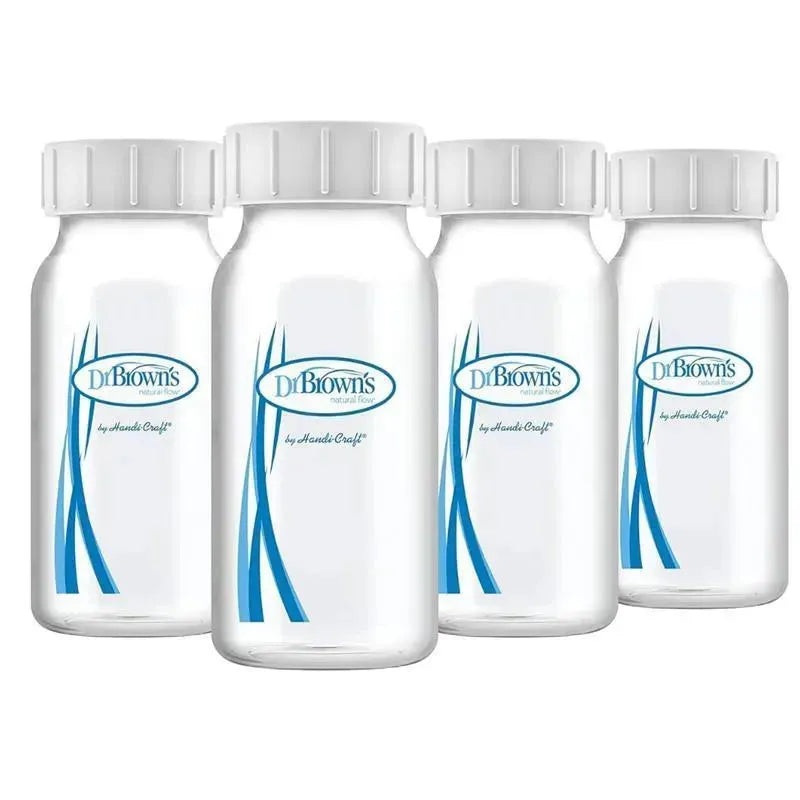 Dr. Brown – 4Pk Narrown Breastmilk Collection Bottles, 4 Oz