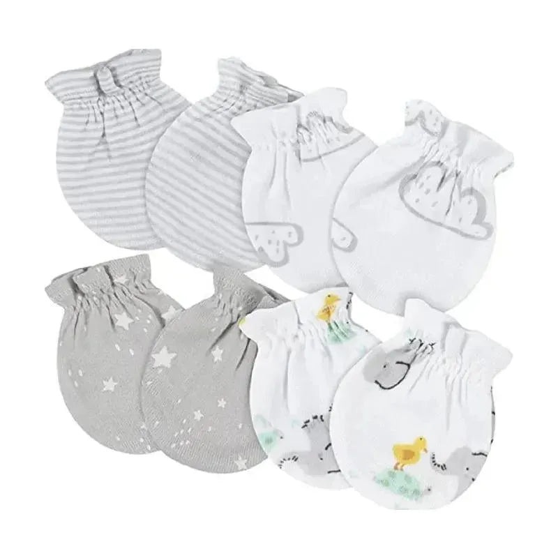 Gerber – 4Pk Baby Animals Mitten Neutral, 0/3M