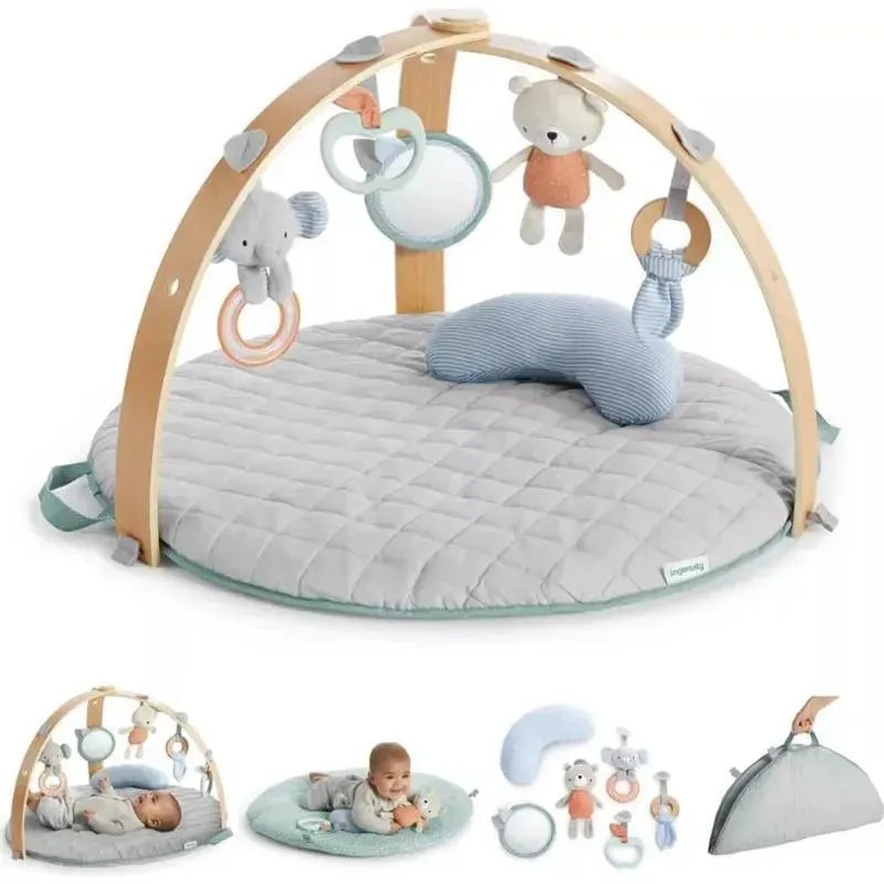 Ingenuity – Cozy Spot Reversible Duvet Activity Gym, Loamy