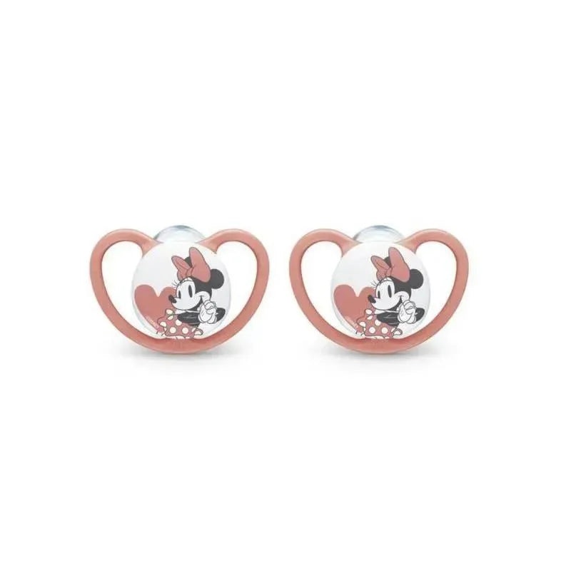 Nuk – 2Pk Disney Space Minnie Mouse Pacifiers, 0/6M