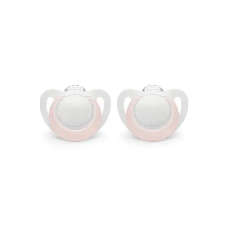 Nuk – 2Pk Newborn Pacifiers, Girl, 0/2M