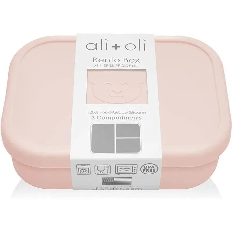 Ali + Oli – Leakproof Silicone Bento Box, Blush