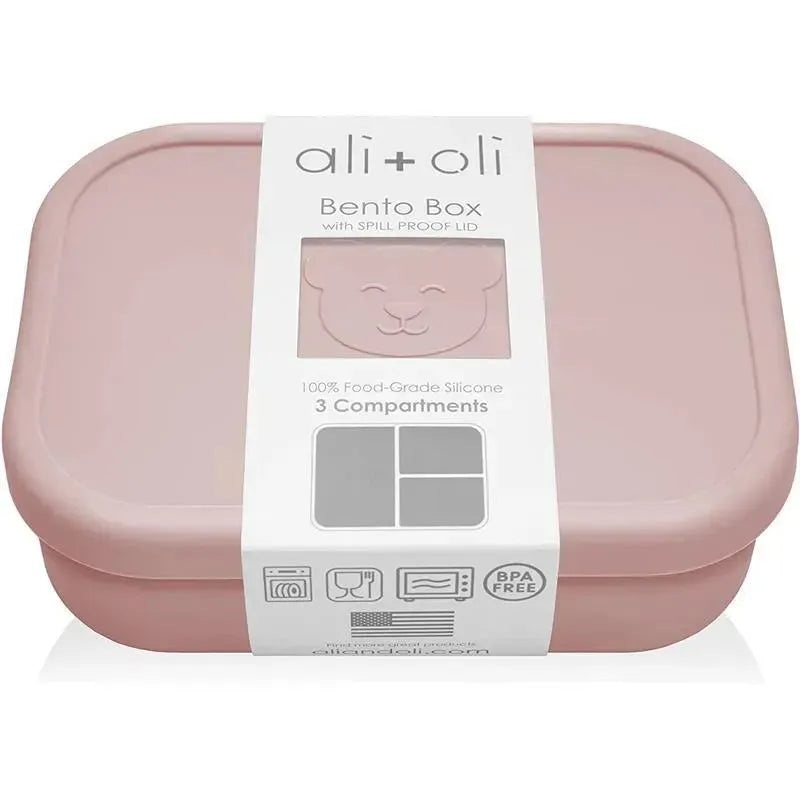 Ali + Oli – Leakproof Silicone Bento Box, Rose
