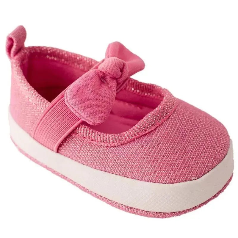 Baby Deer – Baby Girl Kaydence Shimmer Mary Jane Slip On, Pink