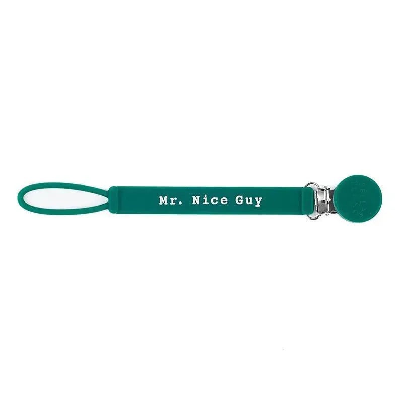 Bella Tunno – Mr Nice Guy Pacifier Clip, Green