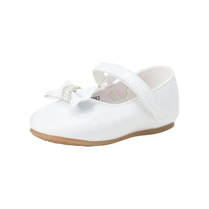 Josmo – Baby Girl Christening Dress Walker Shoes, White