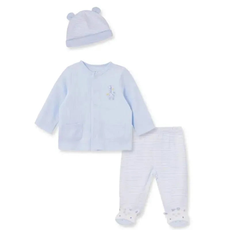 Little Me – Baby Boys Giraffe Cardigan Set