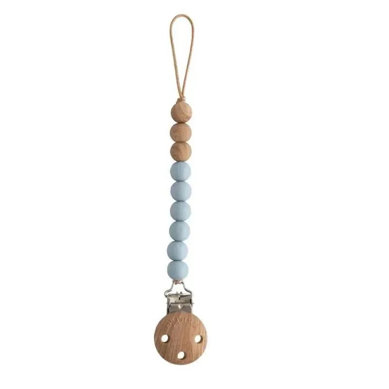 Mushie – Eva Silicone Pacifier Clip, Cloud