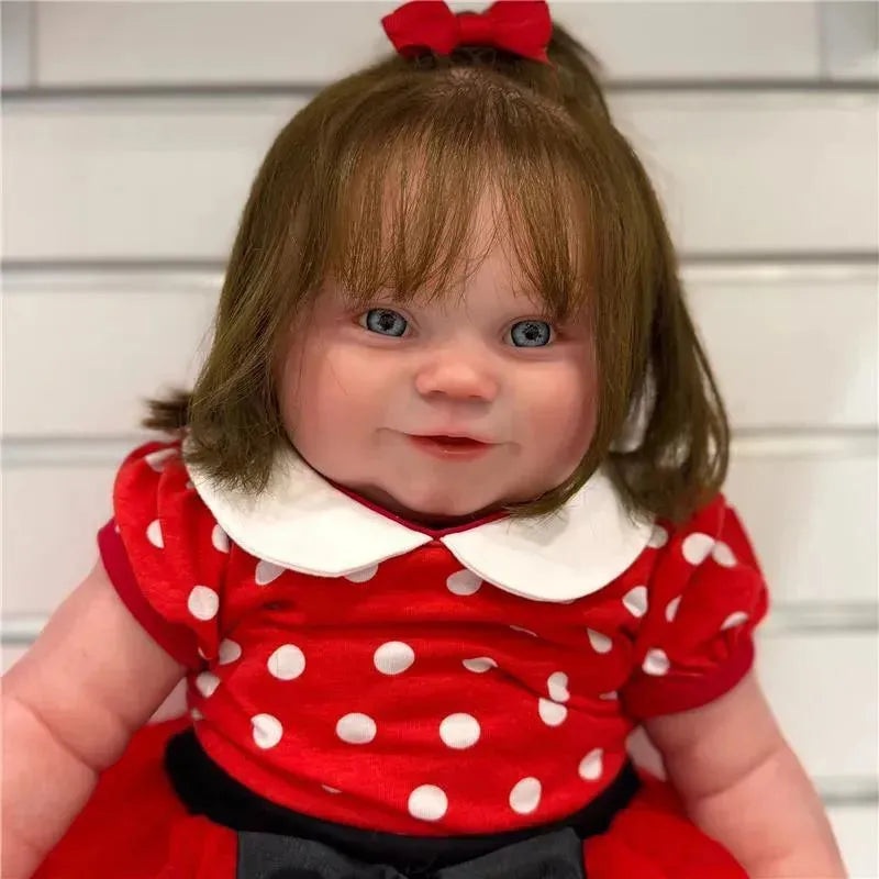 Reborn Baby Doll – White Vinyl, Boonie