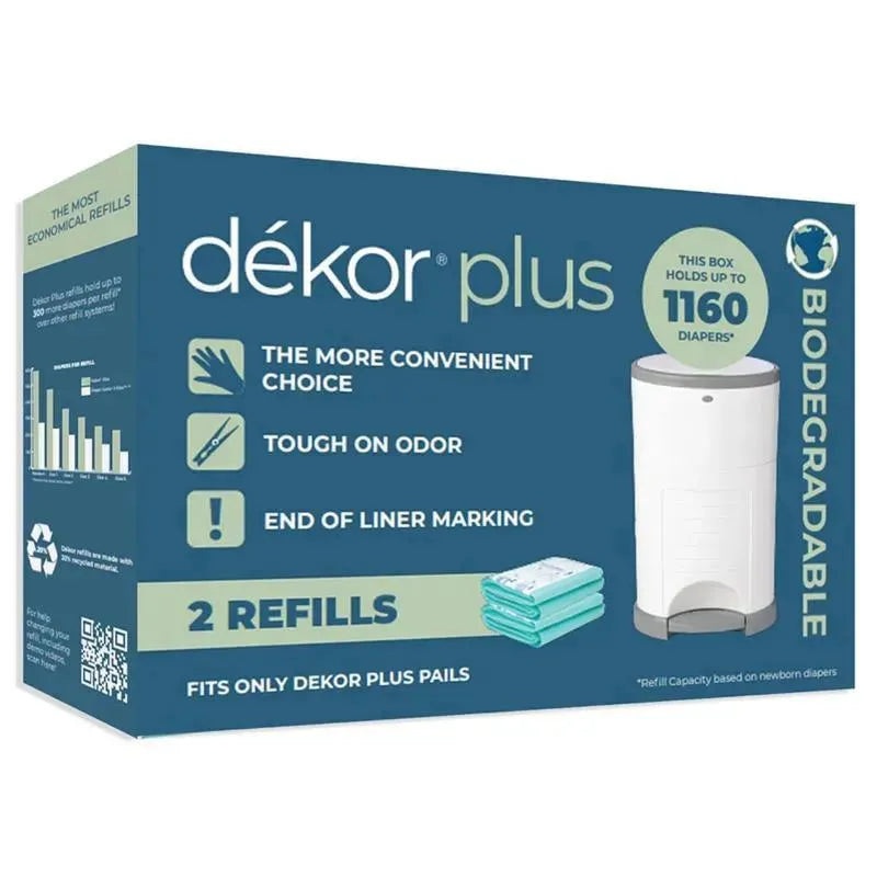 Regal-Lager – 2Pk Diaper Dekor Plus Diaper Pail Biodegradable Refills