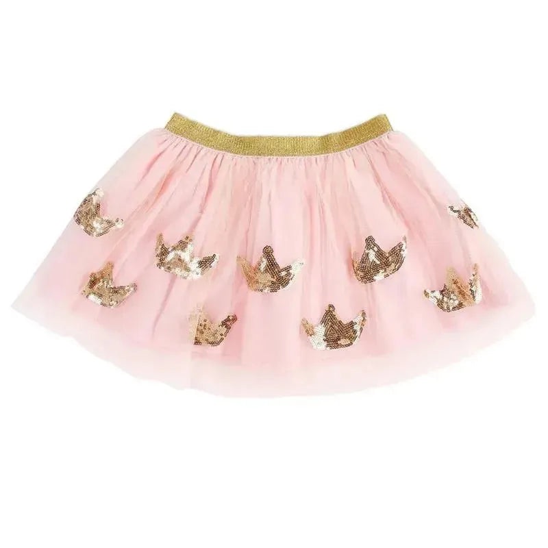 Sweet Wink – Baby Girl Crown Tutu Dress Up Skirt
