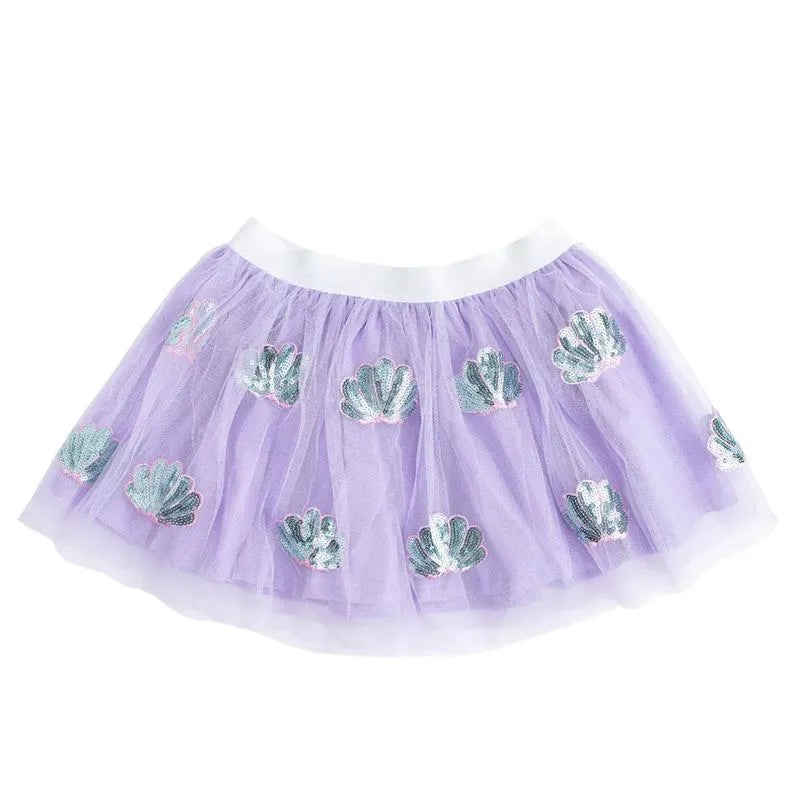 Sweet Wink – Baby Girl Seashell Tutu Dress Up Skirt