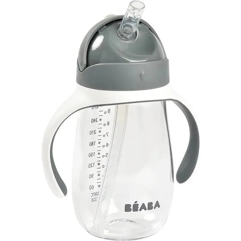 Beaba – Straw Sippy Cup, Charcoal