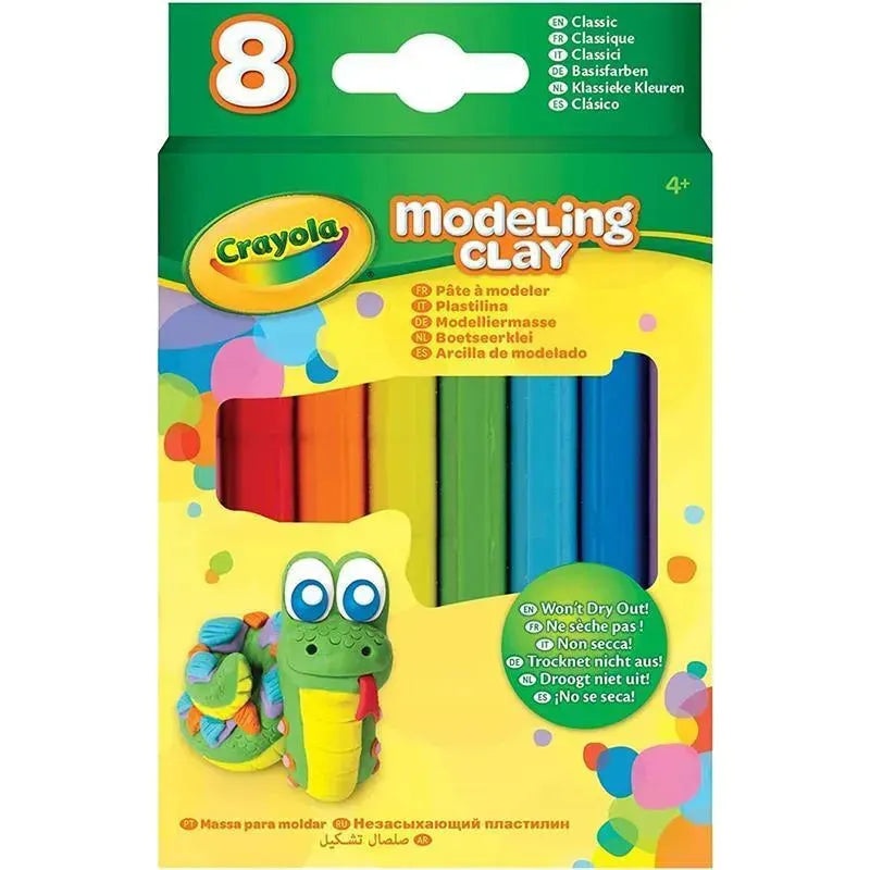 Crayola – 8 Ct Modeling Clay, Basic Assortment