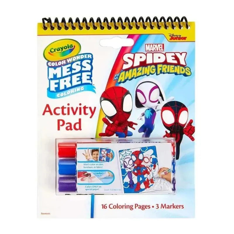 Crayola – Color Wonder Activity Pad, Spidey & Friends