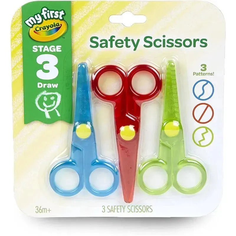 Crayola – My First Safety Scissors, Toddler Art Supplies, 3ct