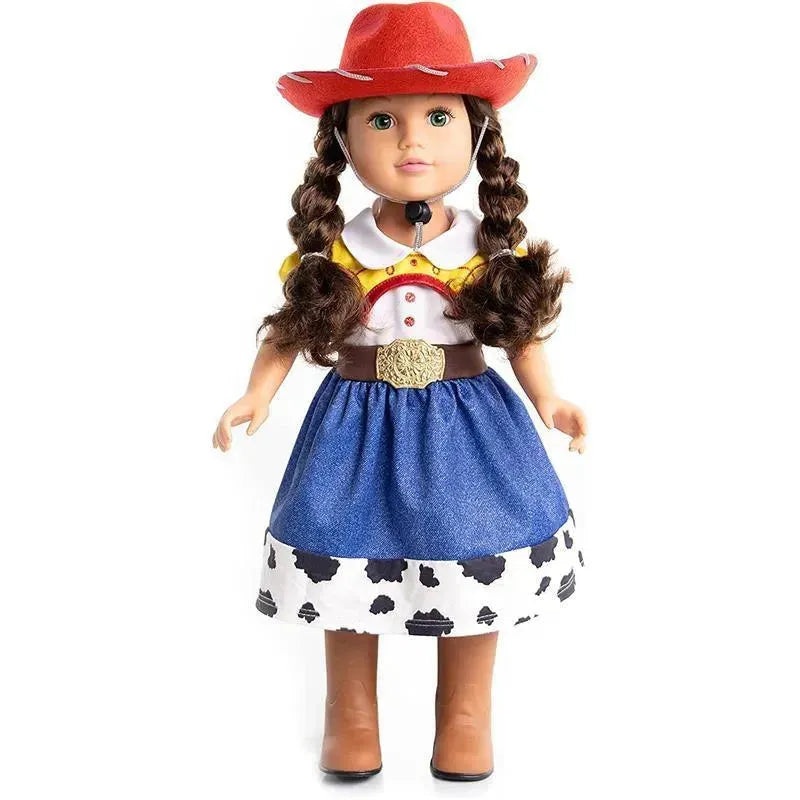 Little Adventures – Doll Dress Cowgirl With Hat