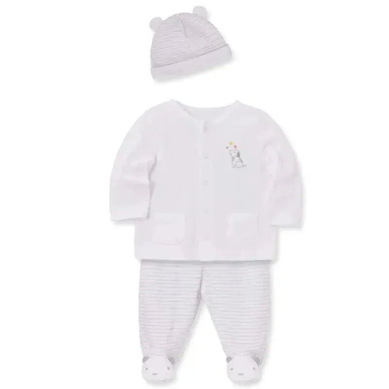 Little Me – Baby Cute Puppy Cardigan Set, 3M