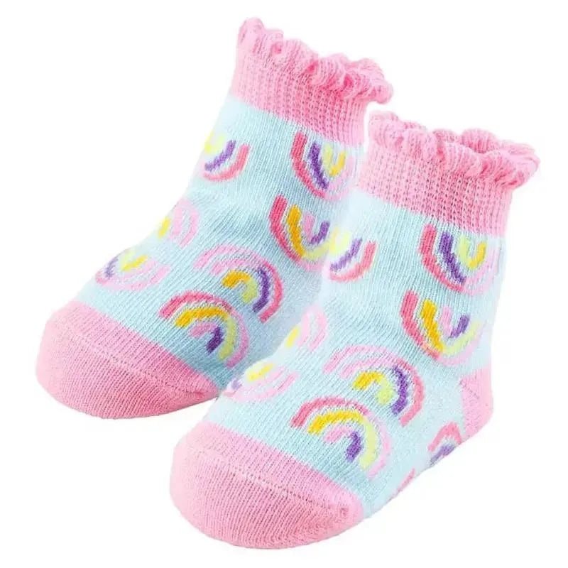 Mud Pie – Rainbow Baby Girl Socks, 0/12M
