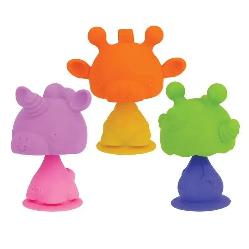 Nuby – Silicone Bobble Head Character Teethers