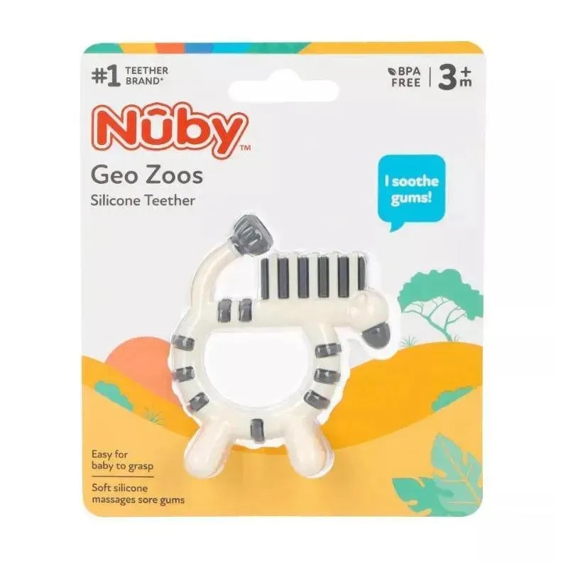 Nuby – Teether Geonimal Zebra