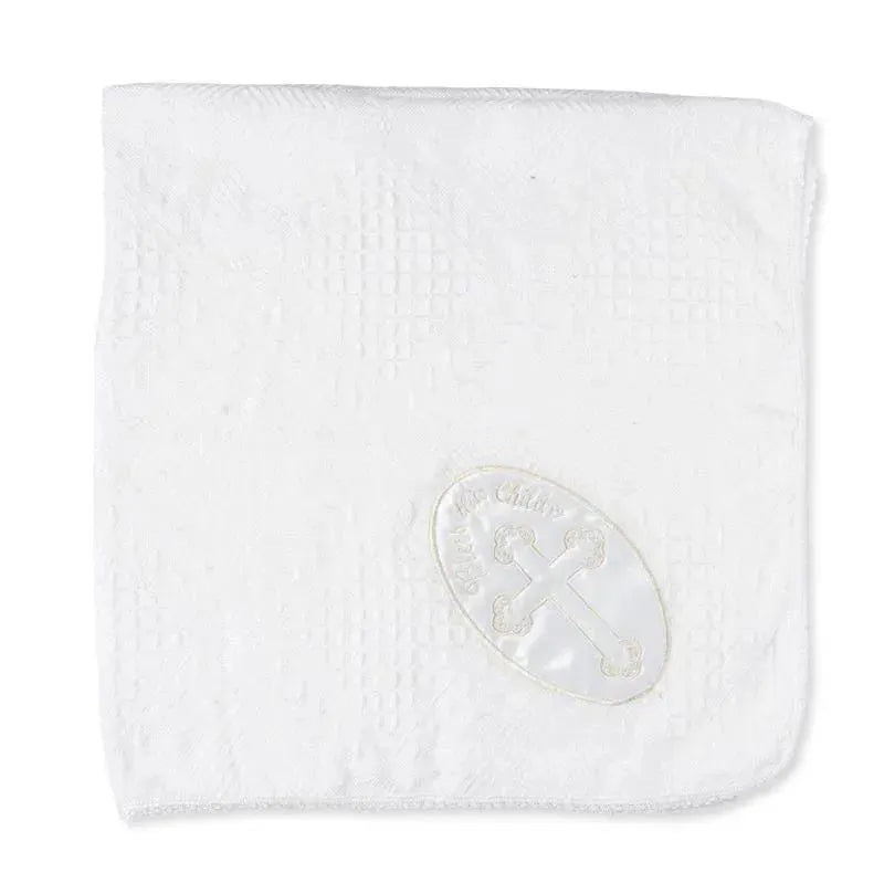 Rose Textiles – Bless This Child Baptism Shawl