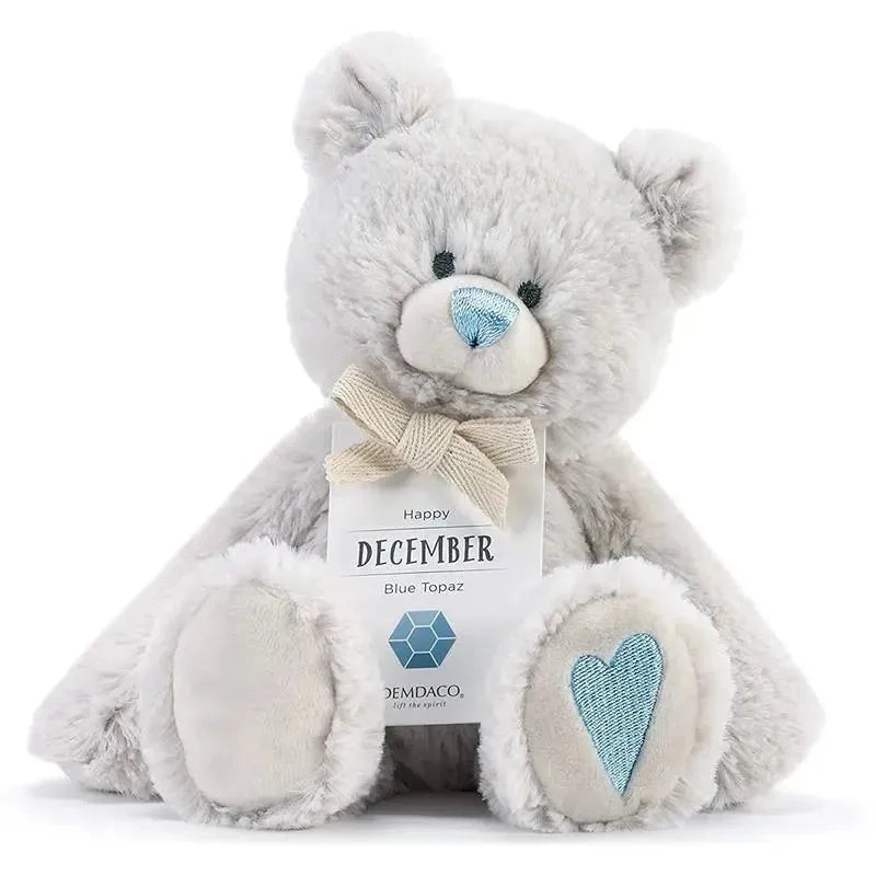 Demdaco – December Birthstone Plush Bear
