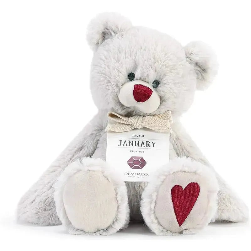 Demdaco – January Birthstone Plush Bear
