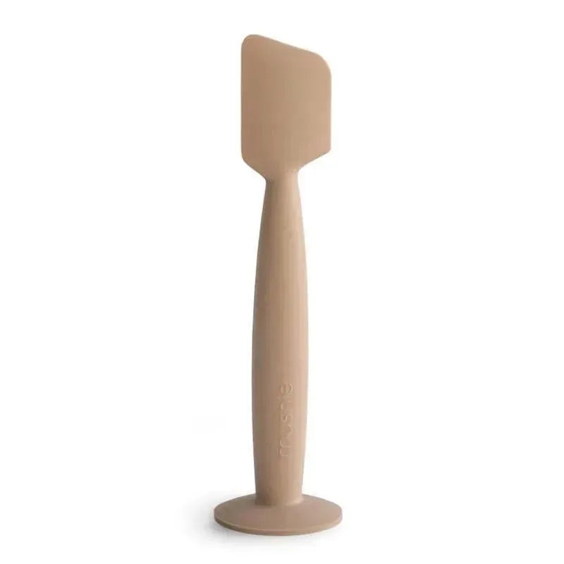 Mushie – Diaper Cream Applicator Soft Silicone, Natural